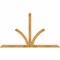 Ekena Millwork Richland Rough Sawn Timber Gable Bracket, Western Red Cedar, 96"W x 56"H x 4"D x 4"F, 14/12 Pitch GBW096X56X0404RIC00RWR - alternate 1